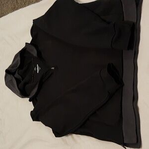 Adidas Men's Adicross Golf Pullover Hoodie Size Large in Solid Black